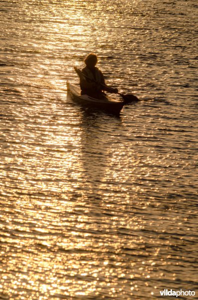 Kanovaren op de IJssel