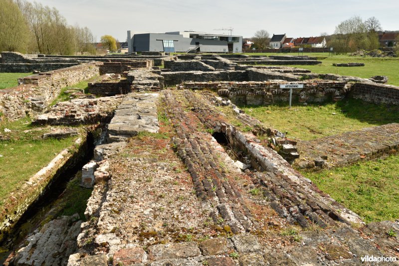 Archeologische abdijsite in Ename