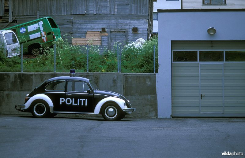 Politie-auto in Noorwegen