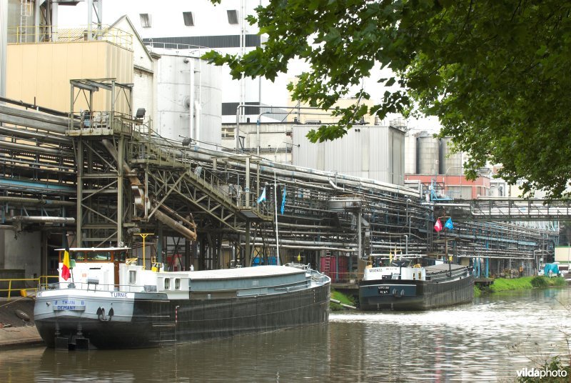 Industrie langs de Dender