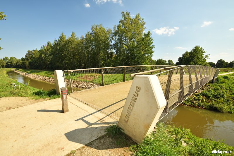 Liniebrug over de Grote Nete aan de Herenbossen