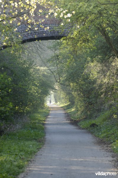 Fietspad op oude spoorweg