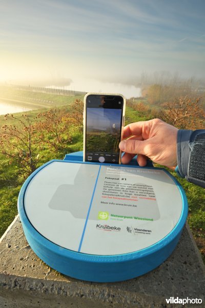 Fotopaal in de Polders van Kruibeke