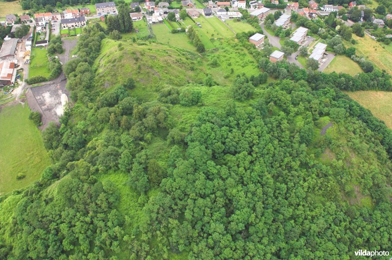 Luchtfoto van de terril Champoiseaux