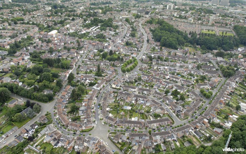 Luchtfoto omgeving Luik