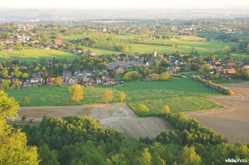 Zicht op Retinne vanop Hasard