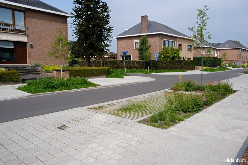 Waterdoorlatende parkeerplaats