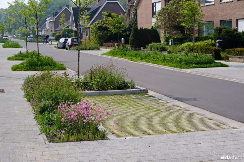 Waterdoorlatende parkeerplaats