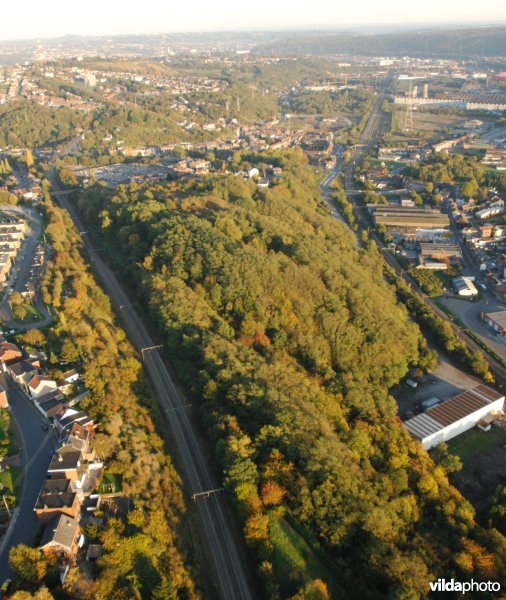 Terril Malgarny vanuit de lucht