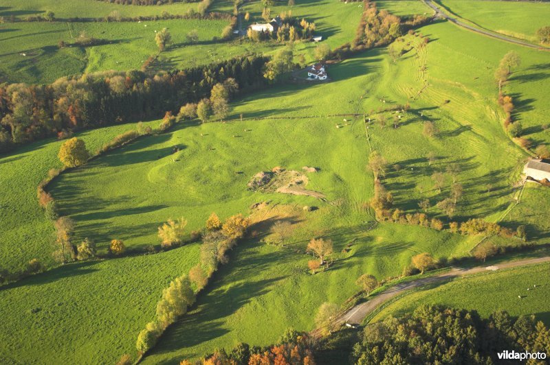 Luchtfoto van de omgeving rond Luik