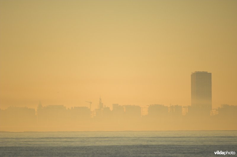 Zicht op Oostende