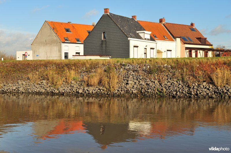 Bebouwing op de Scheldeoever