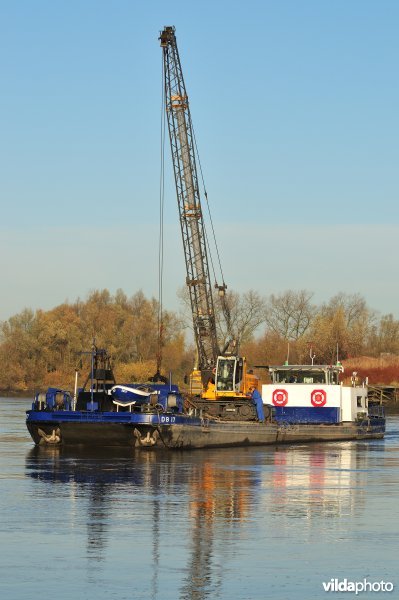 Ruimingsboot op de Schelde