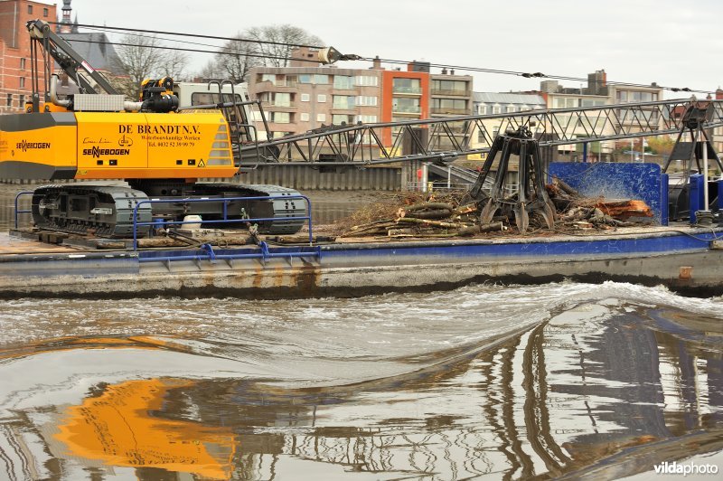 Ruimingsboot op de Schelde