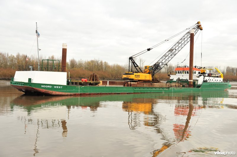 Ruimingsboot op de Schelde