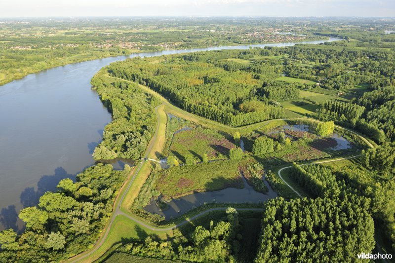 Luchtfoto van het Lippenbroek