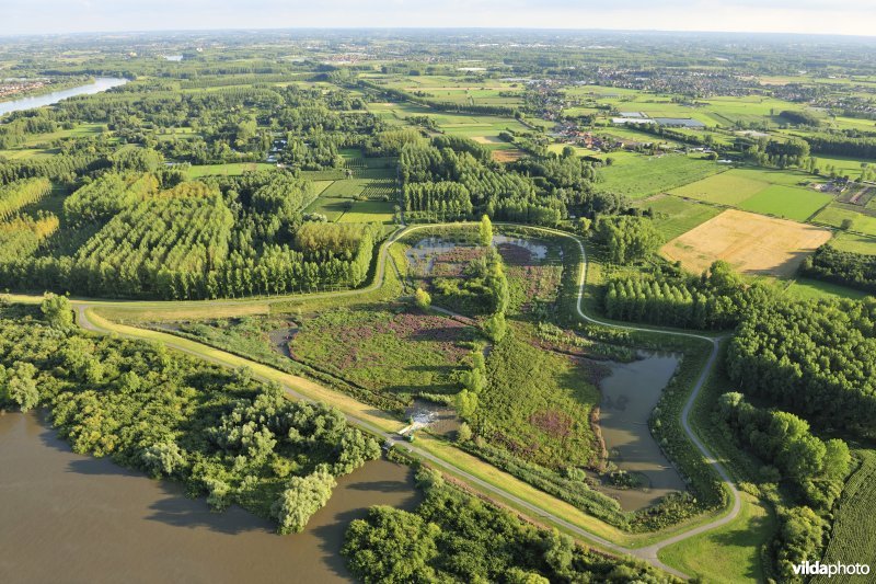 Luchtfoto van het Lippenbroek