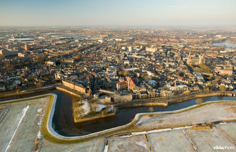 Luchtfoto van de Bastion van Vucht