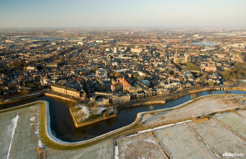 Luchtfoto van de Bastion van 's-Hertogenbosch