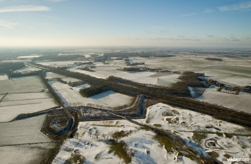 Luchtfoto van de Linie van de Munnickenhof