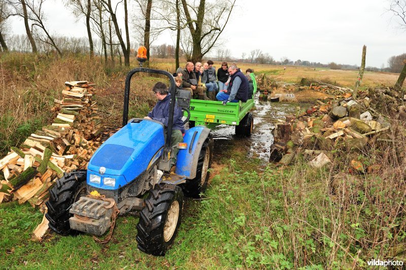 Beheerswerken tijdens Dag van de Natuur in de Blankaart