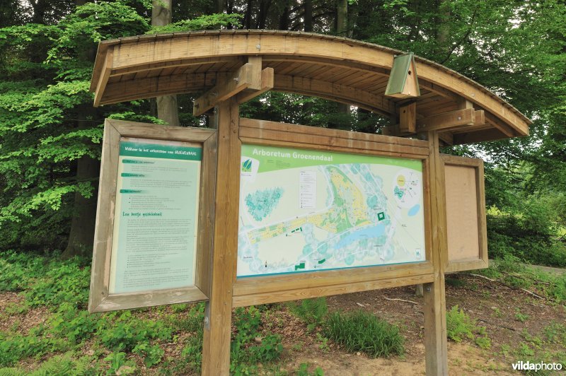 Onthaalpaneel arboretum Groenendaal