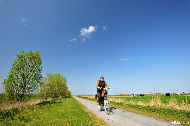 Fietsen op de Frontzate spoorweg