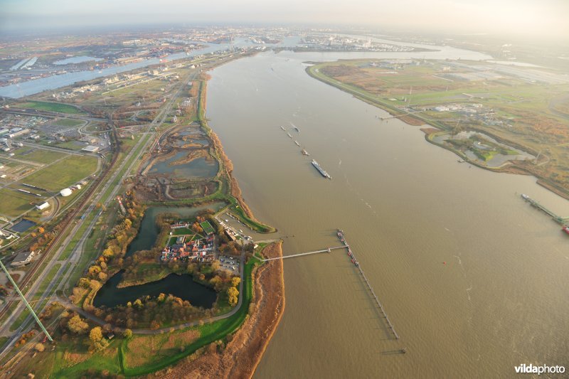 Schelde en Fort Lillo