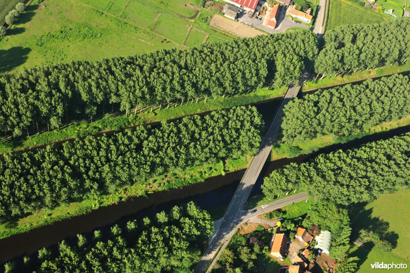 Het Schipdonkkanaal en het Leopoldkanaal