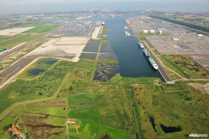 Achterhaven van Zeebrugge