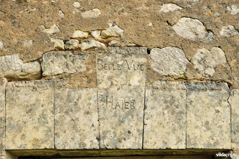 Detail van schuurtje in Loire