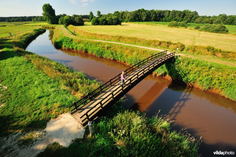 Voetgangersbrug over de Grote Nete