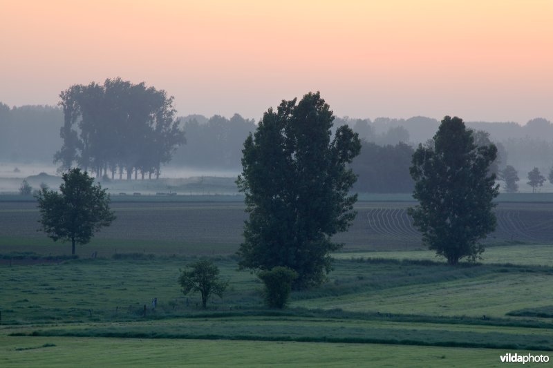 Ochtendlicht boven de Getevallei