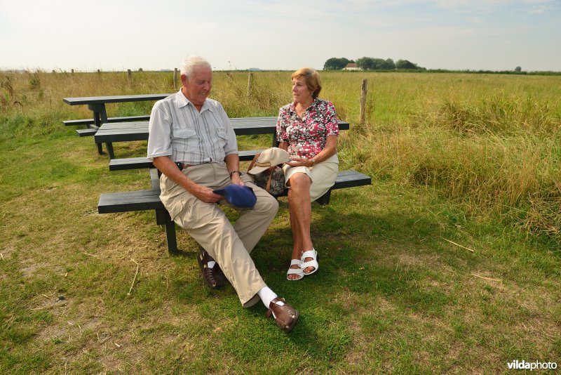 Ontspannen in de Uitkerkse Polders